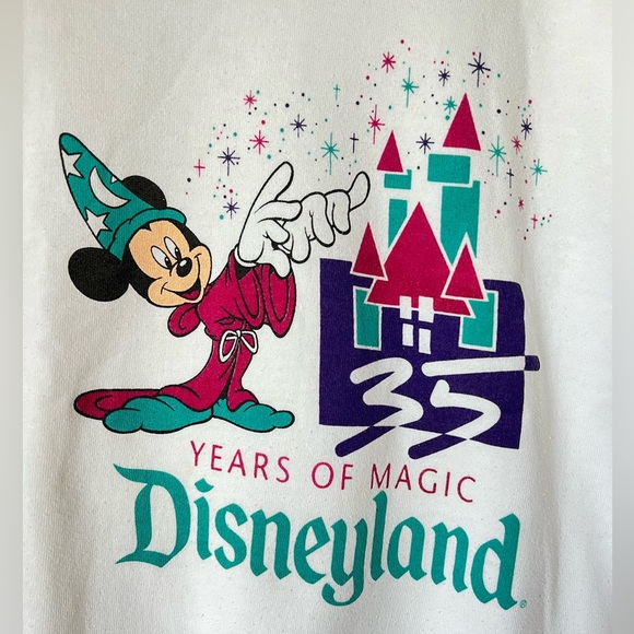 Vintage 35 Years of Magic Disneyland Crewneck - Picture 2 of 4